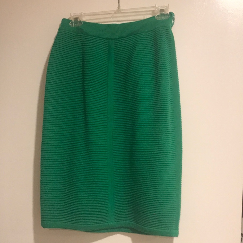 Green skirt